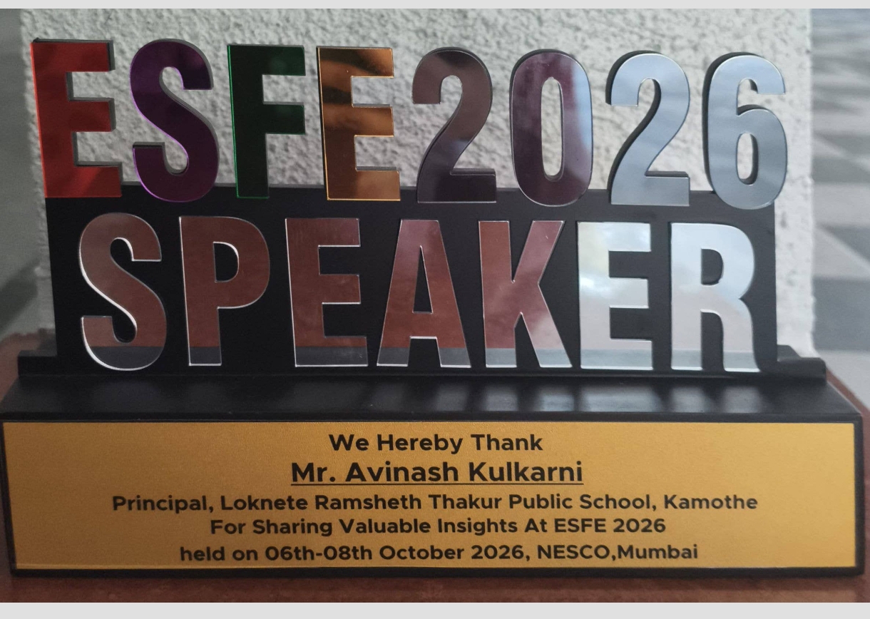 Principal as a Speaker at ESFE2026 NESCO Mumbai