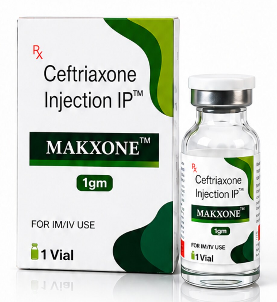 MAKXONE-1GM Ceftriaxone Injection IP